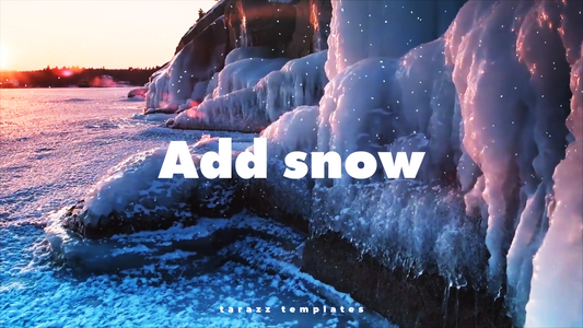 snow particles presets video preview