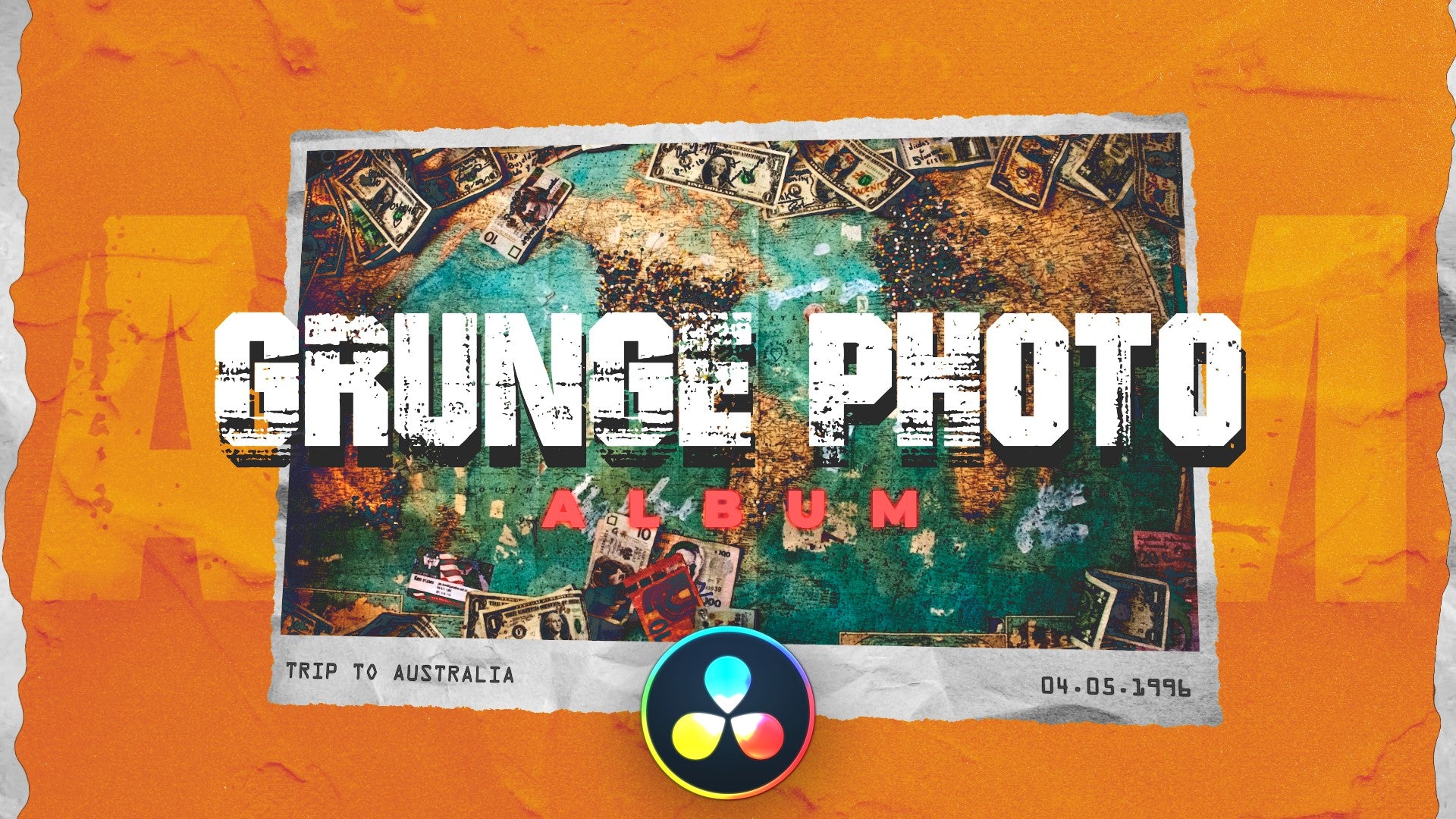 video preview grunge photo album 