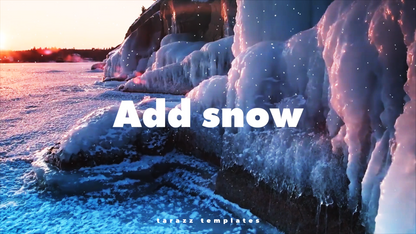 snow particles presets video preview